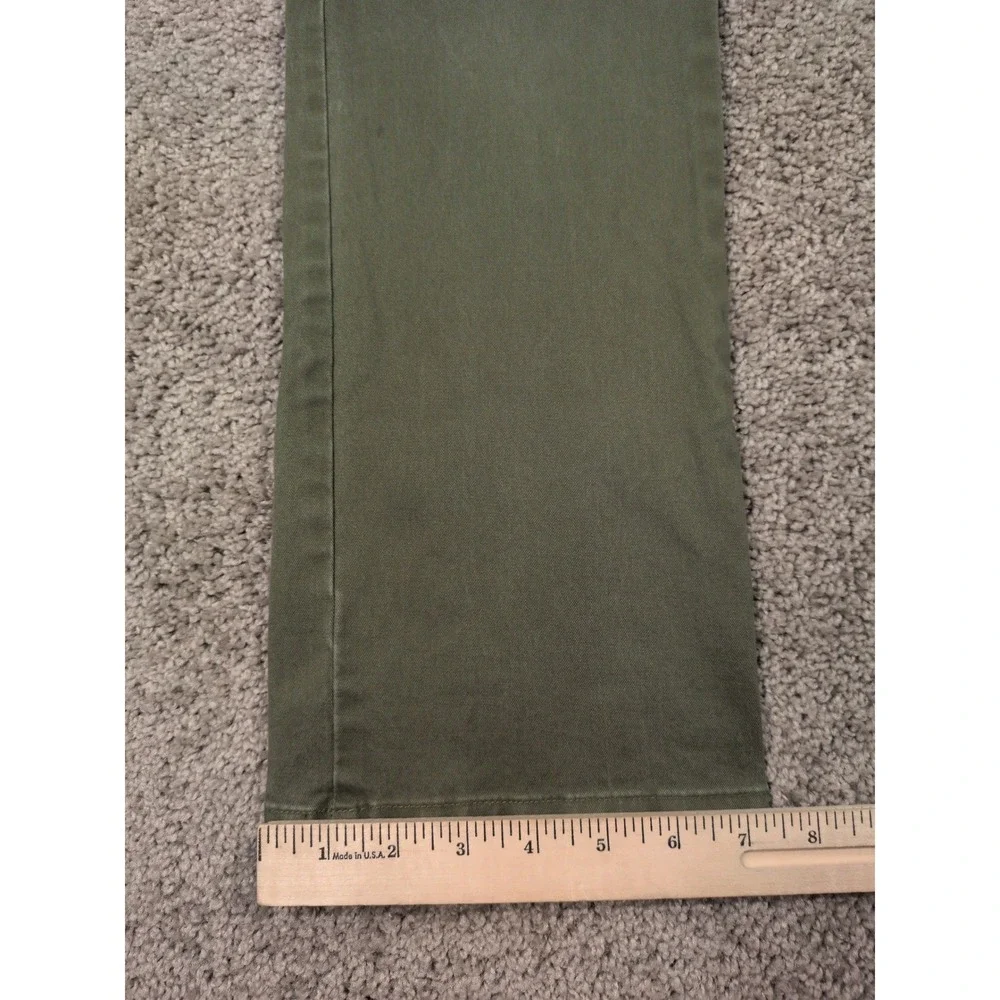 GAP Mens Straight Fit Chinos Olive Green Stretch Twill‎ Pants 28x30